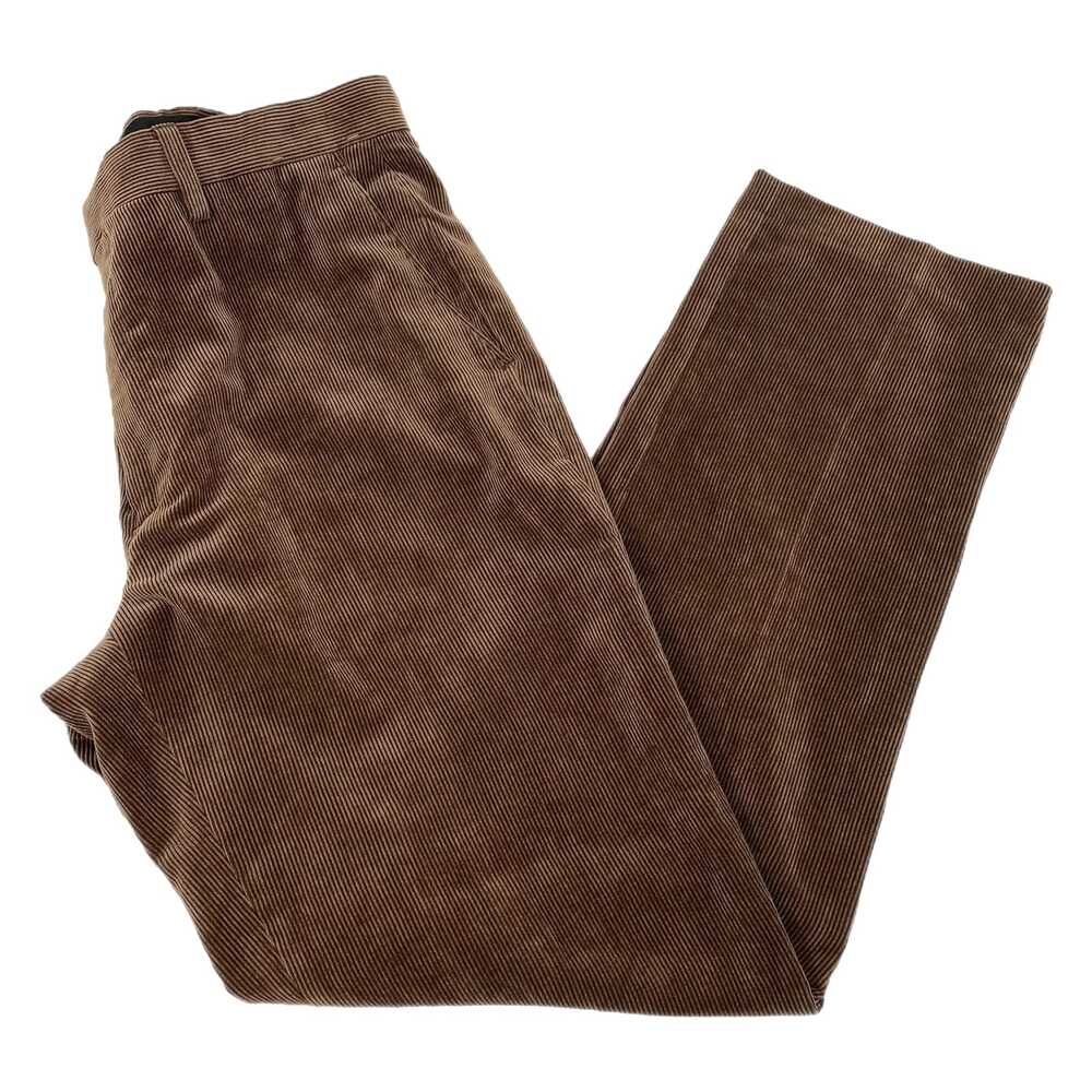 Louis Raphael Brown Corduroy Pants High Rise 31.5in inseam | Mens 36
